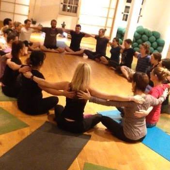 Acroyoga class photo yoga exeter devon